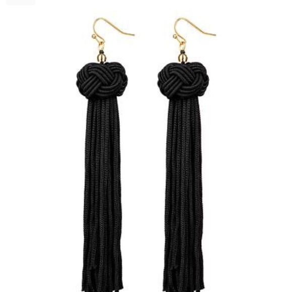 Long Tassel Earrings - Picture 6 of 7
